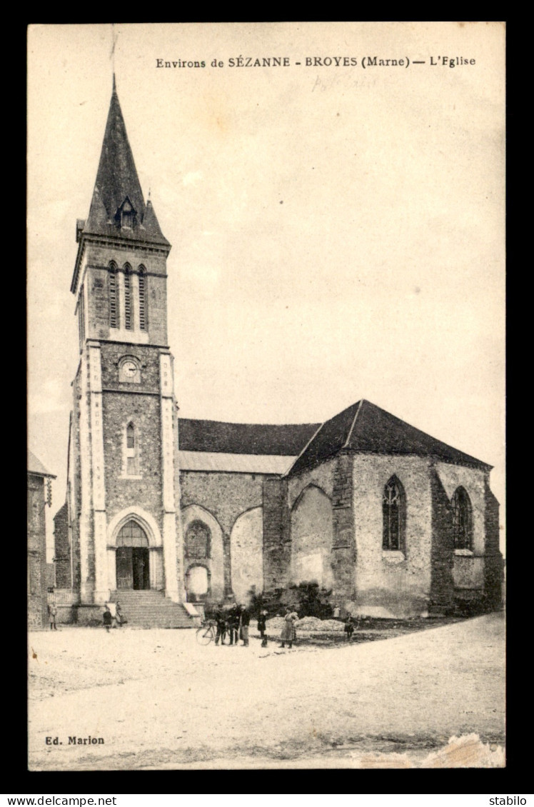 51 - BROYES - L'EGLISE - Autres & Non Classés