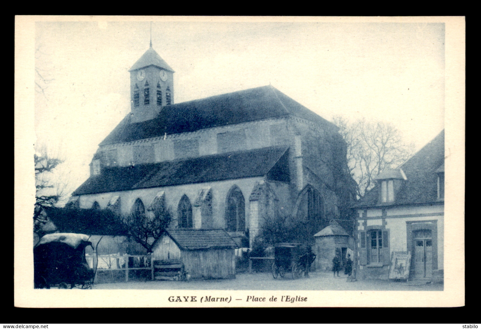 51 - GAYE - PLACE DE L'EGLISE - Other & Unclassified