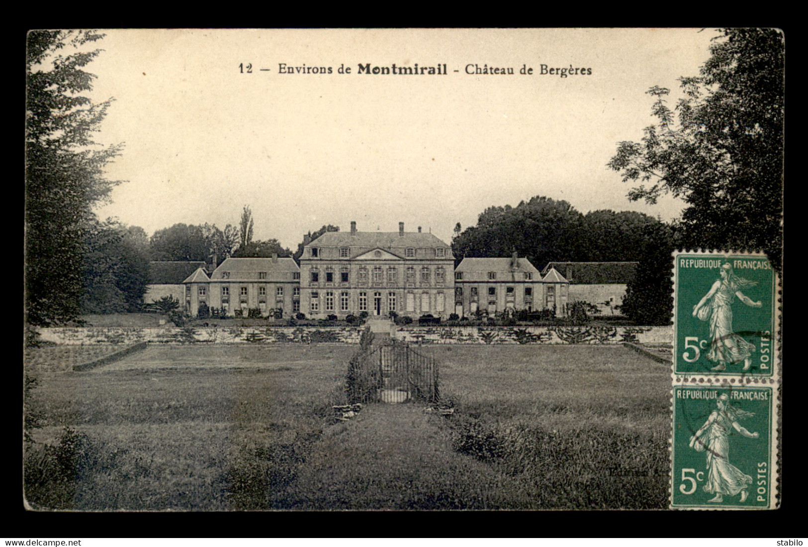 51 - BERGERES-LES-VERTUS - LE CHATEAU - Otros & Sin Clasificación