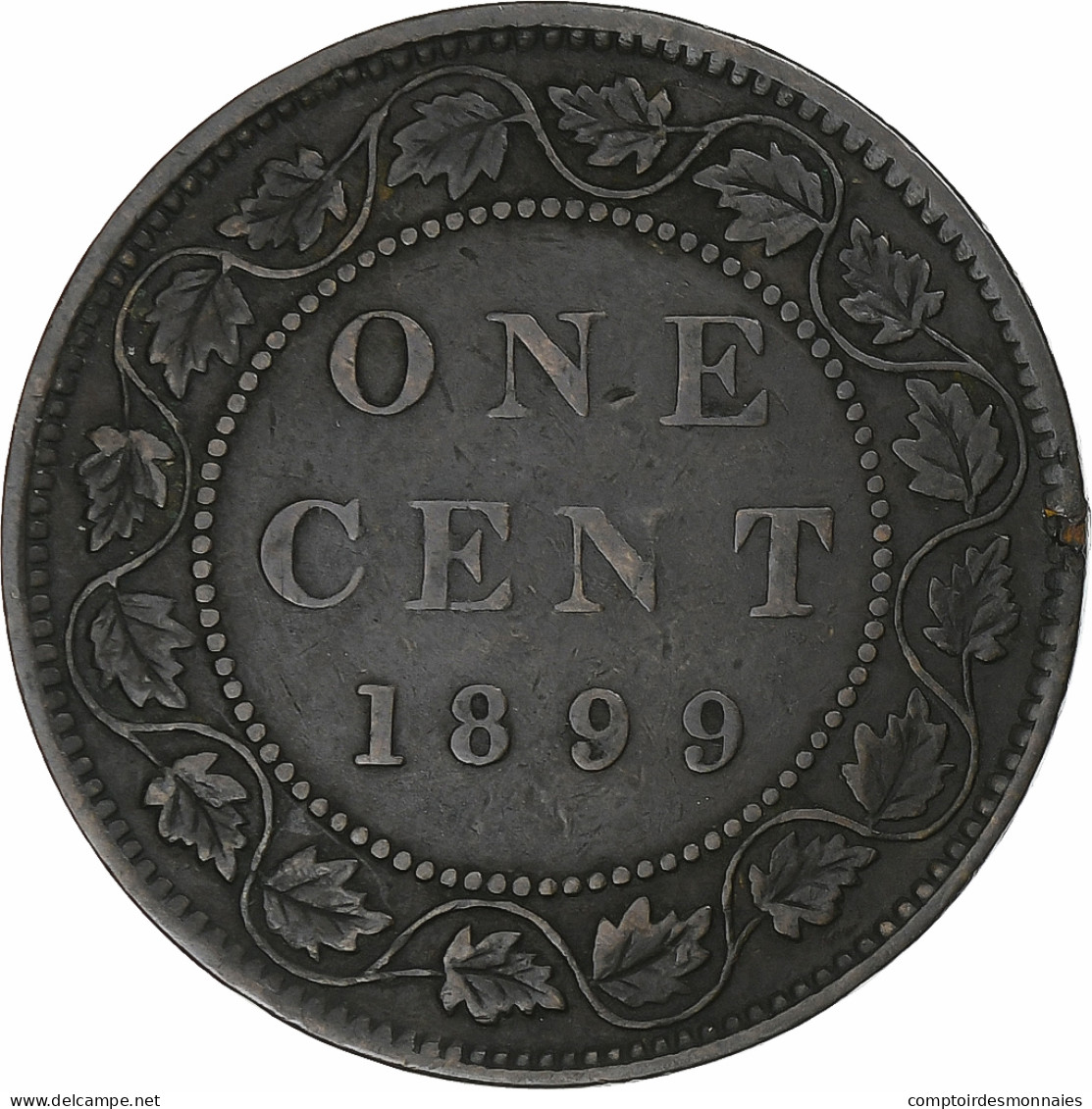 Canada, Victoria, Cent, 1899, Londres, Bronze, TTB, KM:7 - Canada