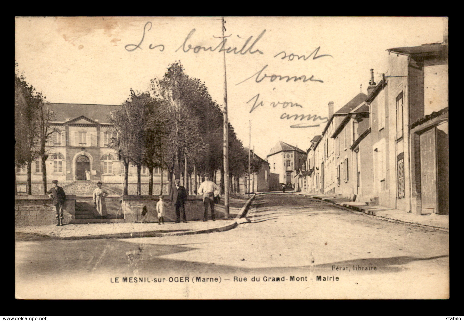 51 - LE MESNIL-SUR-OGER - LA MAIRIE RUE DU GRAND MONT - Autres & Non Classés