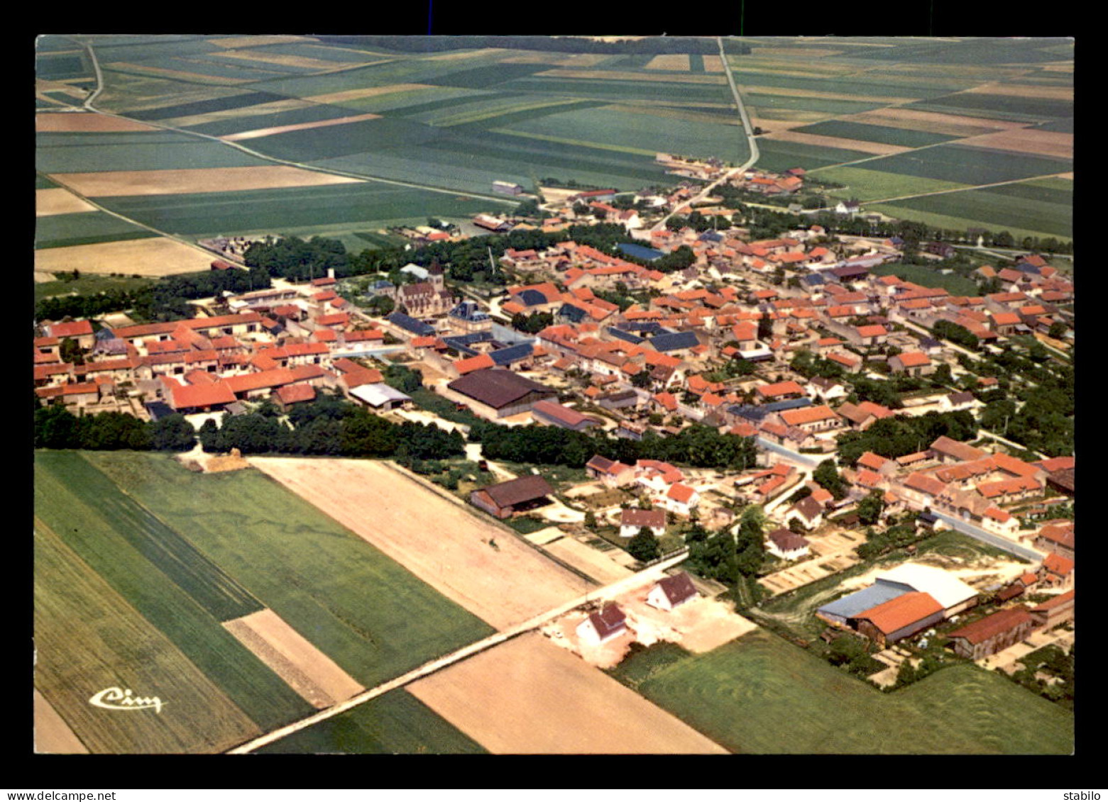 51 - BOURGOGNE - VUE AERIENNE - Other & Unclassified