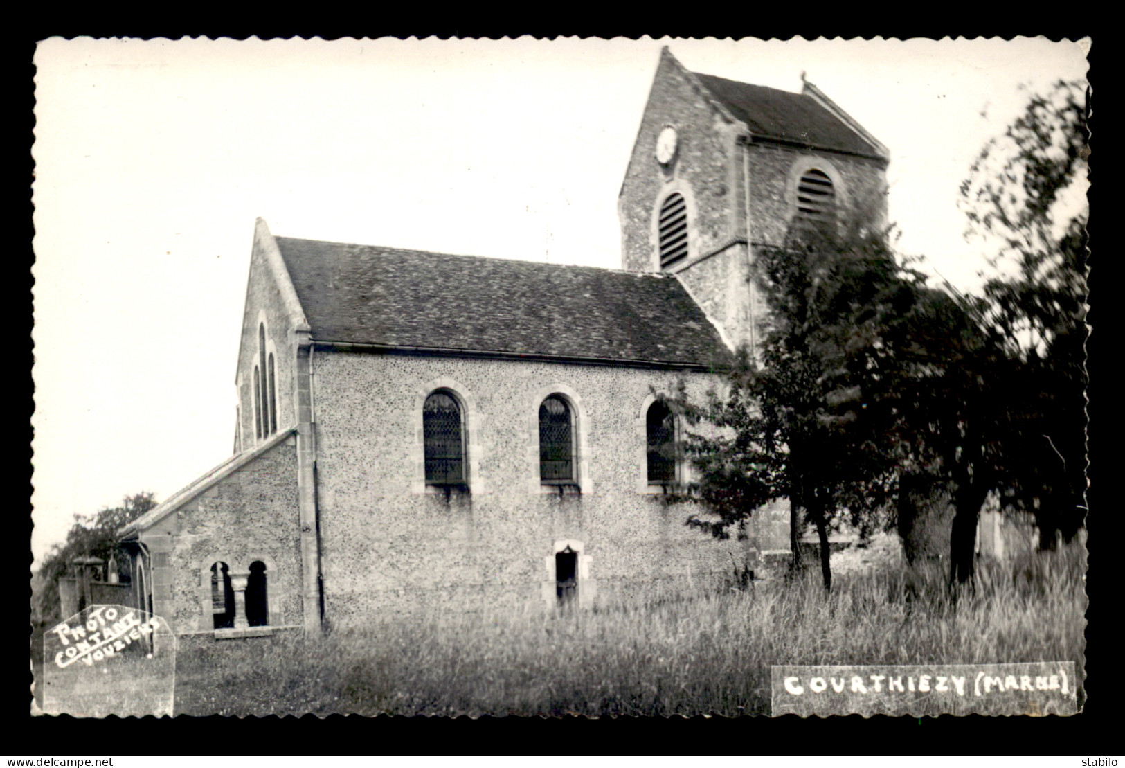 51 - COURTHIEZY - L'EGLISE - Other & Unclassified