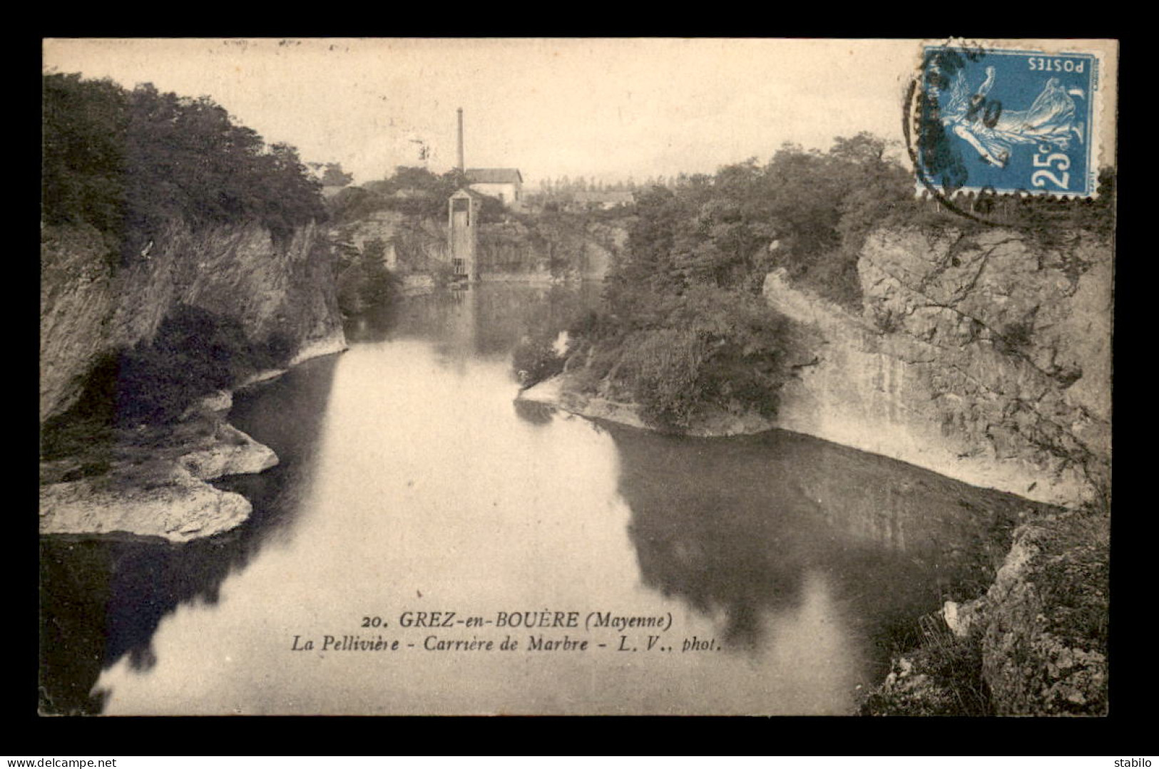 53 - GREZ-EN-VOUERE - LA PELLIVIERE - CARRIERE DE MARBRE - Autres & Non Classés