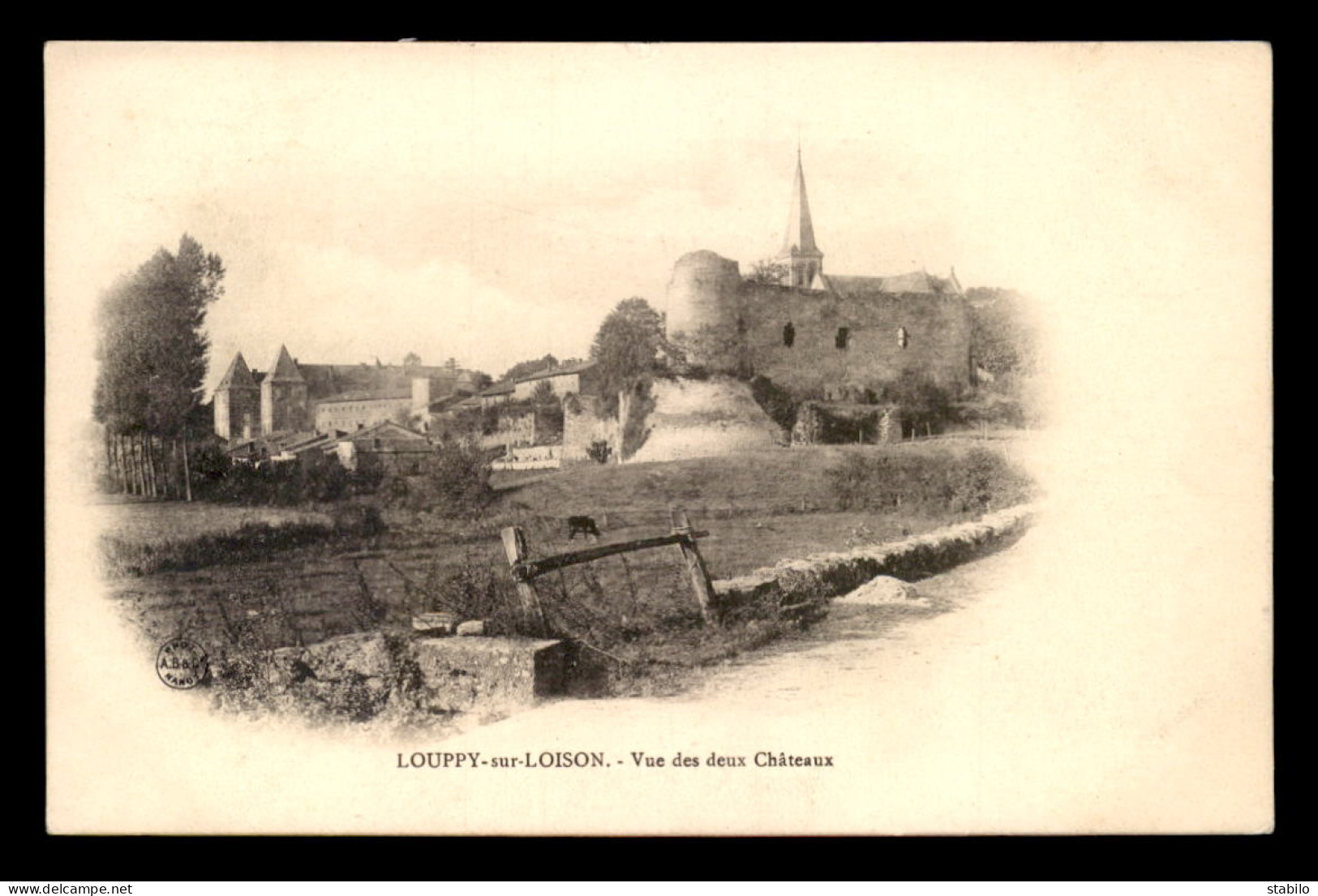 55 - LOUPPY-SUR-LOISON - VUE DES DEUX CHATEAUX - EDITEUR ABC - Autres & Non Classés