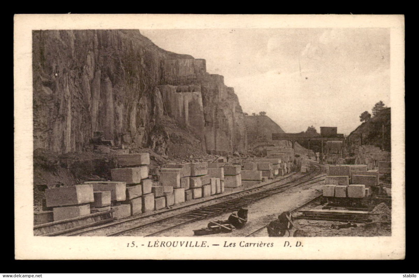 55 - LEROUVILLE - LES CARRIERES - EDITEUR D.D. - Lerouville