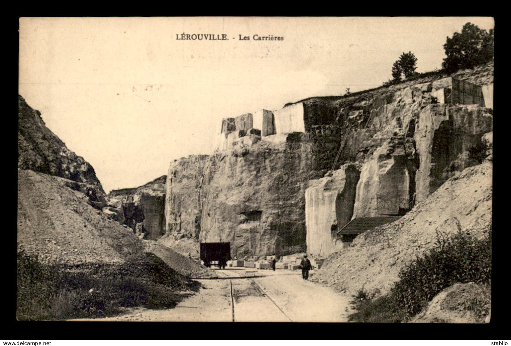 55 - LEROUVILLE - LES CARRIERES - EDITEUR DELATTE - Lerouville