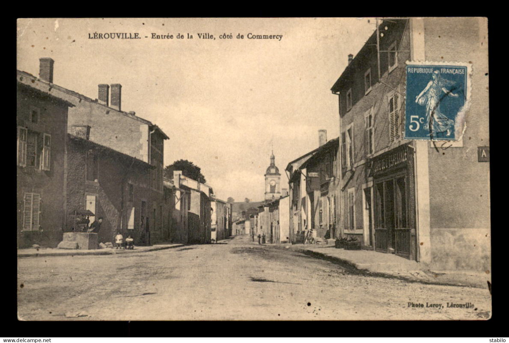 55 - LEROUVILLE - ENTREE COTE DE COMMERCY - EDITEUR LEROY - Lerouville