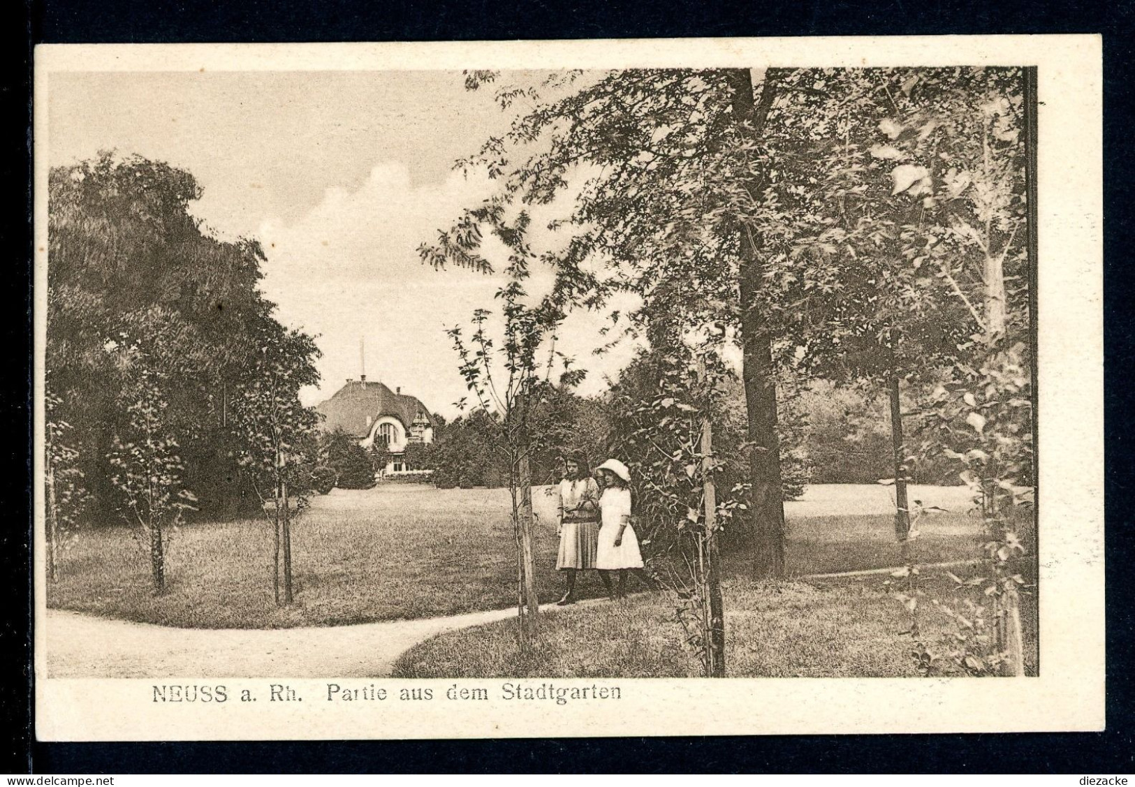 AK Neuss 1919 Stadtgarten Mit Restaurant (PK0150 - Other & Unclassified