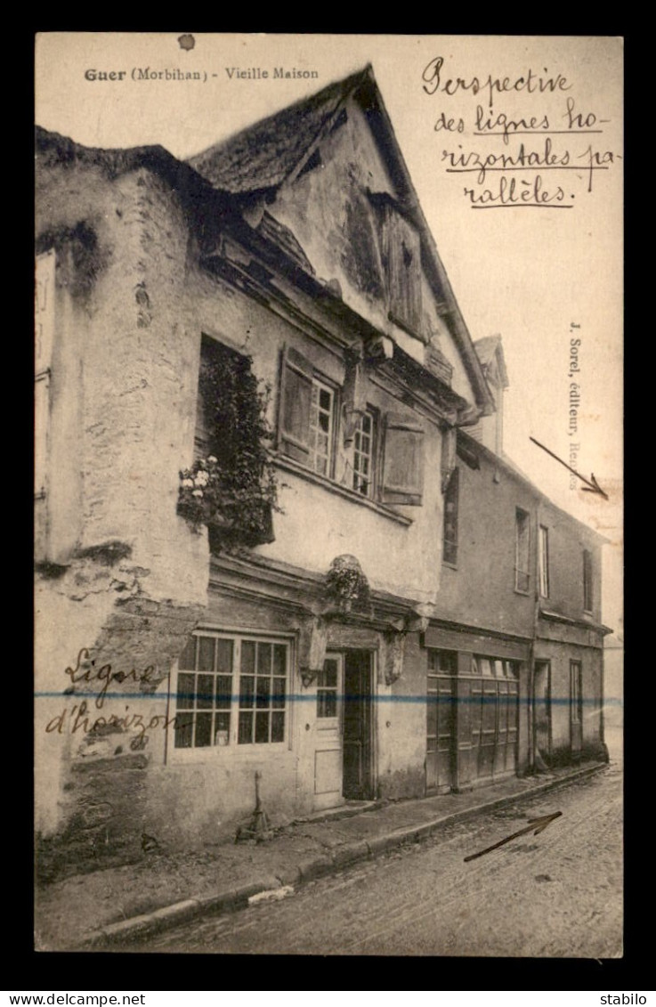 56 - GUER - VIEILLE MAISON - Guer Cötquidan