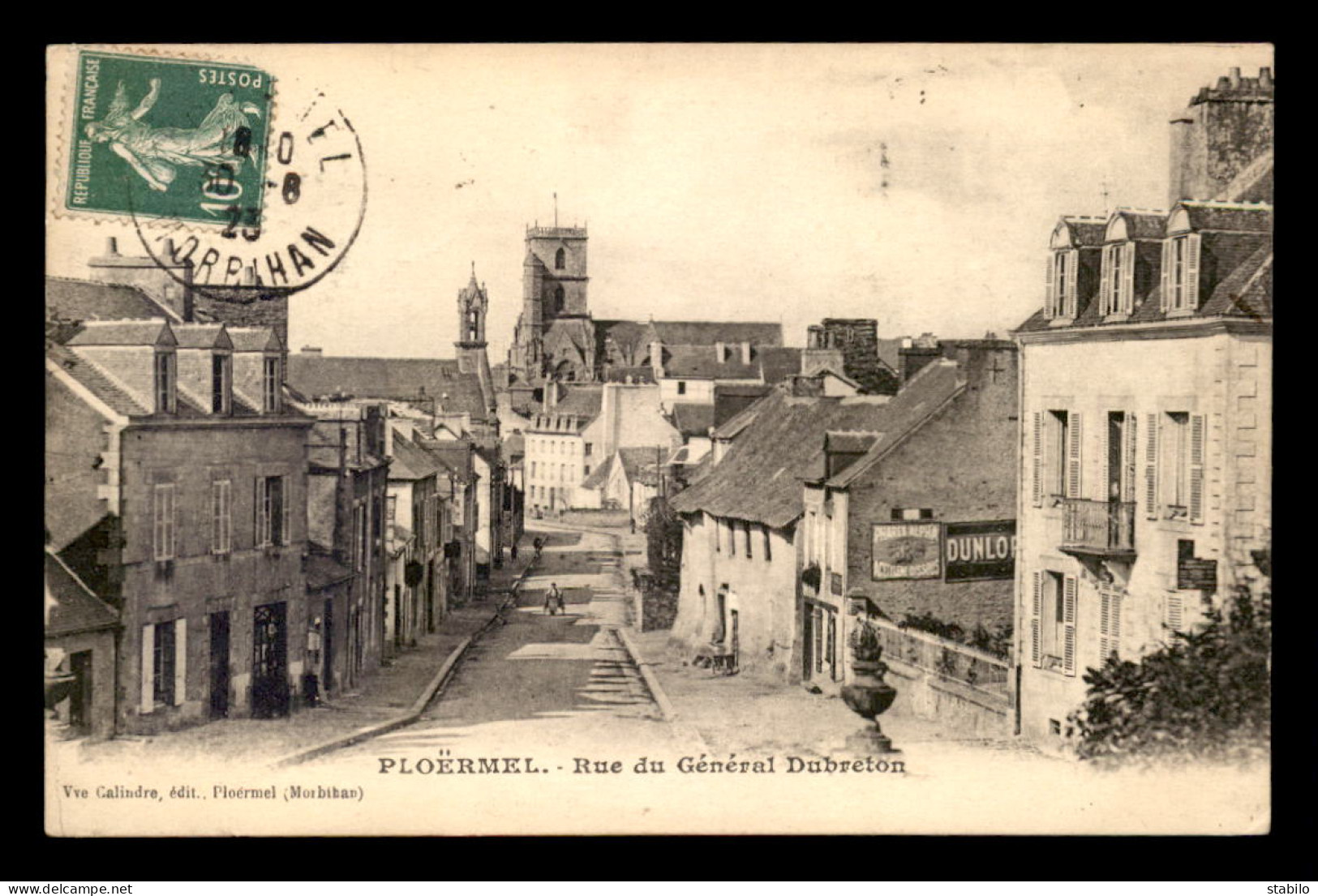 56 - PLOERMEL - RUE DU GENERAL DUBRETON - Ploërmel