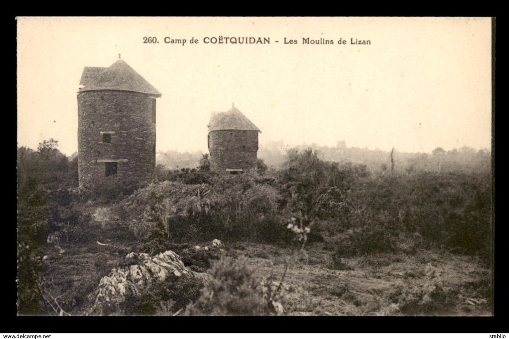 56 - CAMP DE COETQUIDAN - LES MOULINS A VENT DE LIZAN - Guer Cötquidan