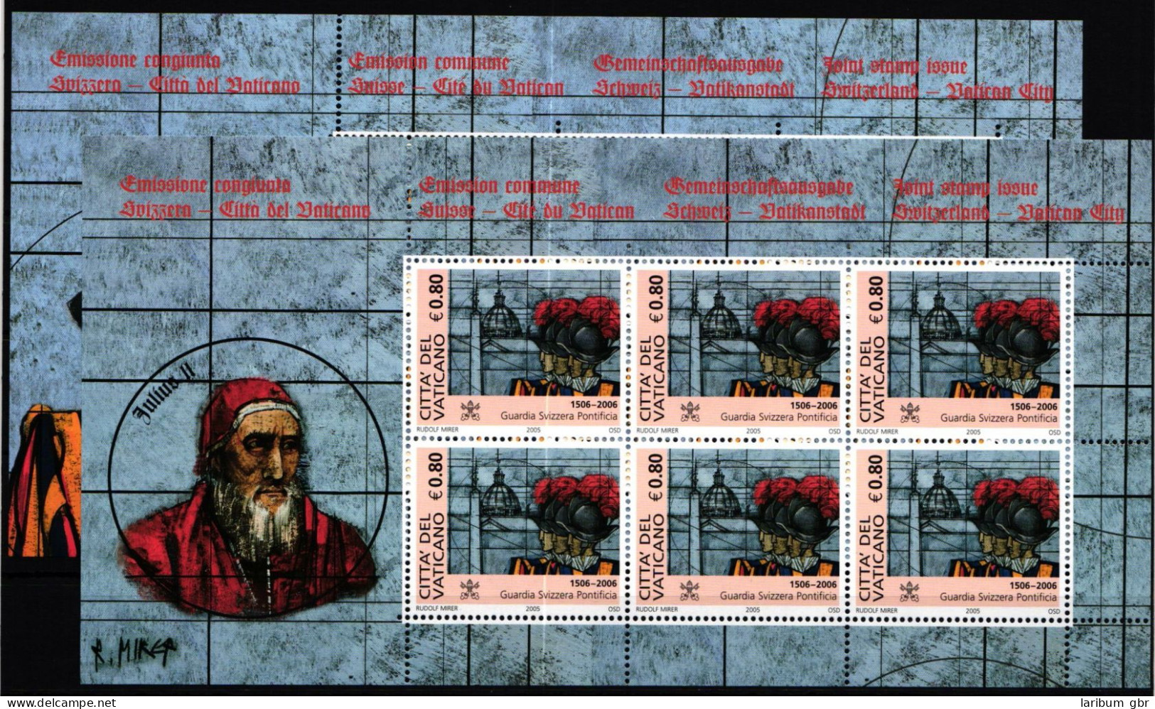 Vatikan Kleinbogensatz 1538-1539 Postfrisch #KS255 - Autres & Non Classés