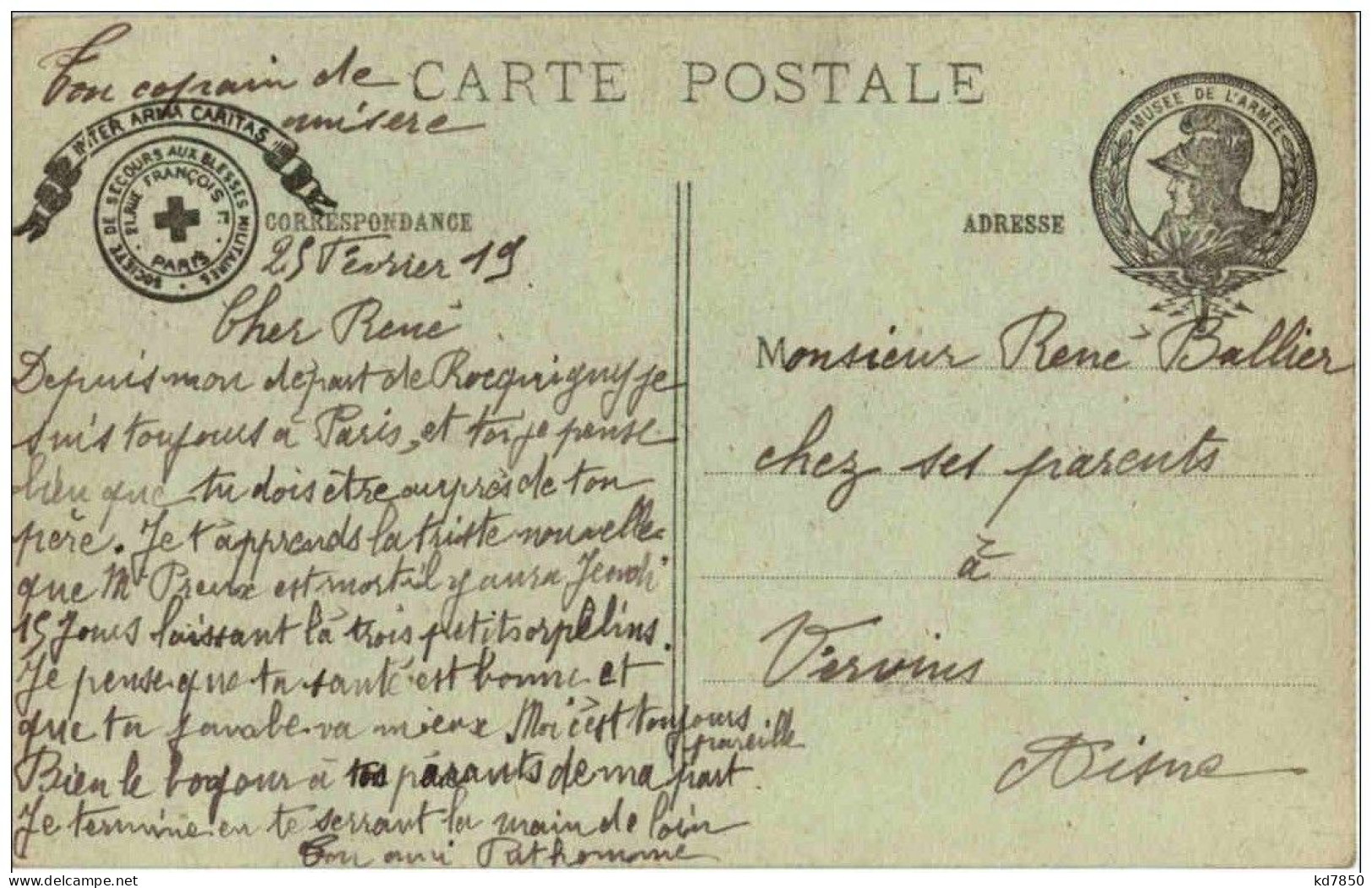 Paris - Guerre 1914-1917 - Other & Unclassified