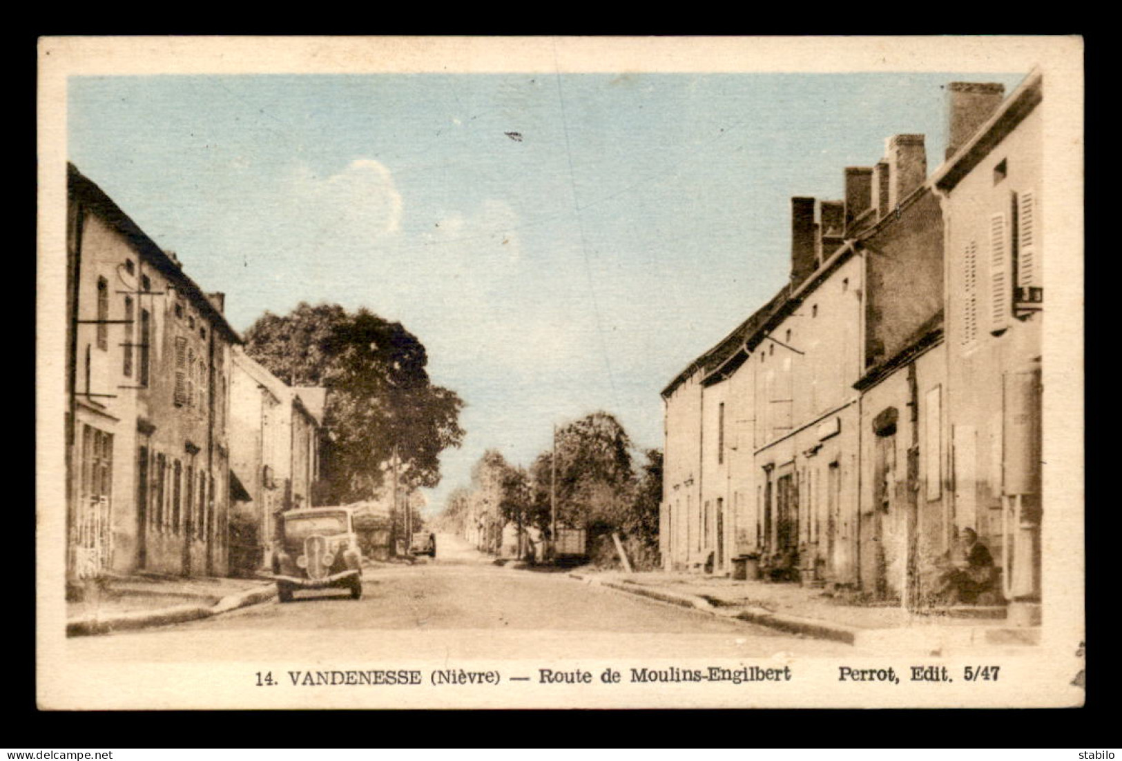 58 - VANDENESSE - ROUTE DE MOULINS-ENGILBERT - Autres & Non Classés