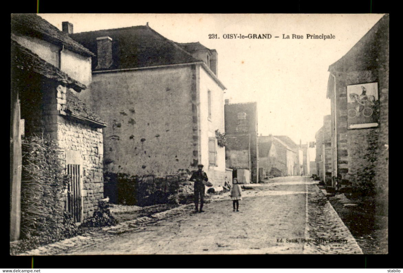 58 - OISY-LE-GRAND - LA RUE PRINCIPALE - Autres & Non Classés