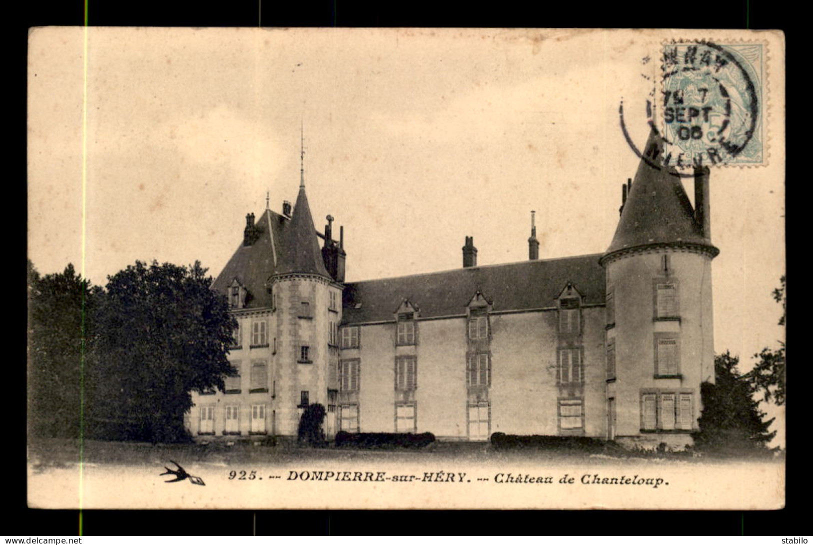 58 - DOMPIERRE-SUR-HERY - CHATEAU DE CHANTELOUP - Autres & Non Classés