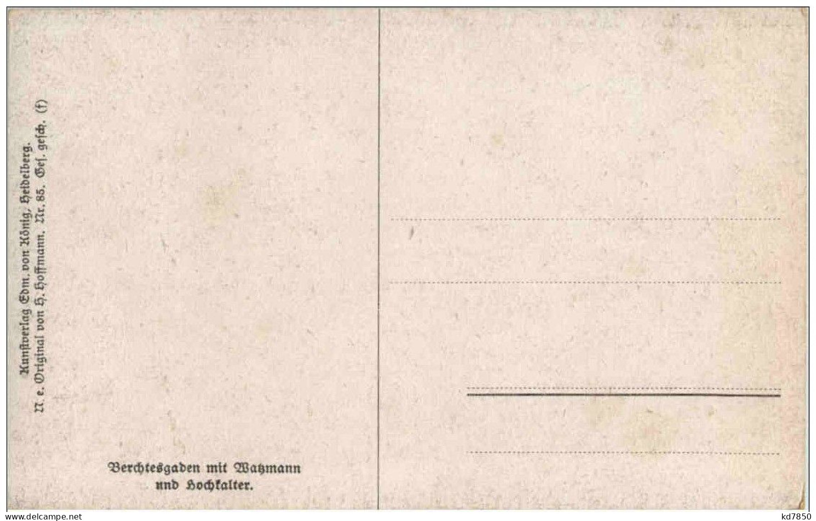 H. Hoffmann - Berchtesgaden - Other & Unclassified