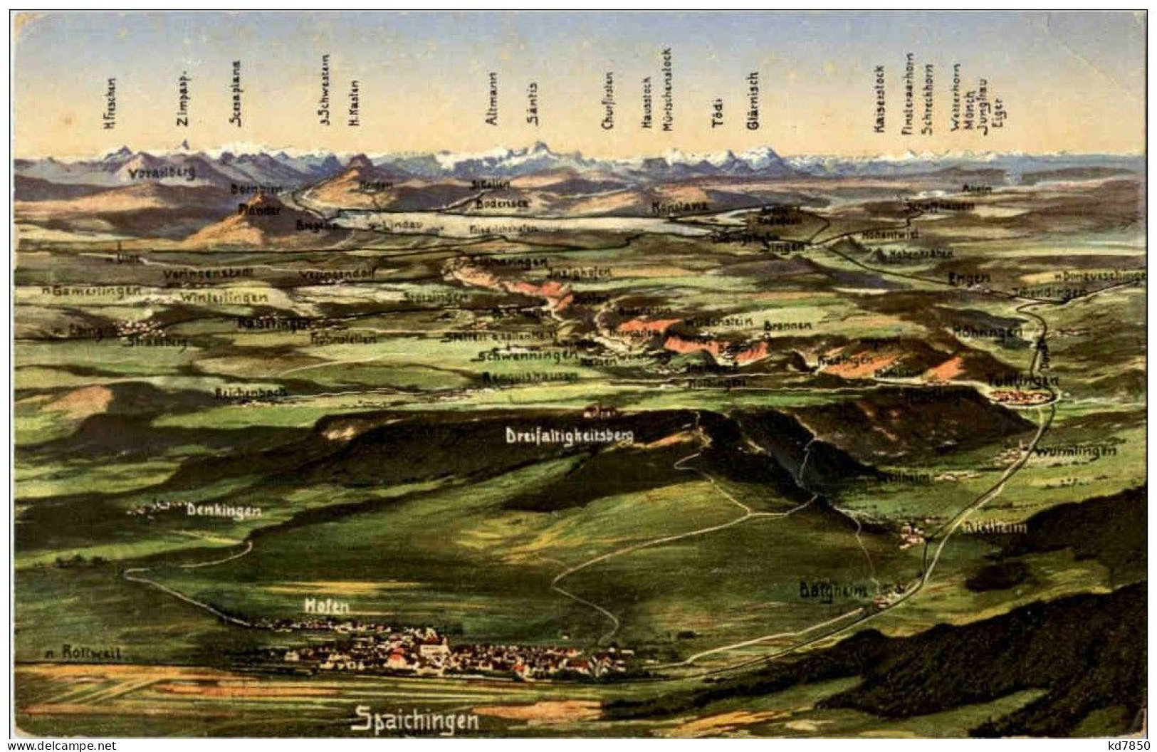 Spaichingen Panoramakarte - Andere & Zonder Classificatie