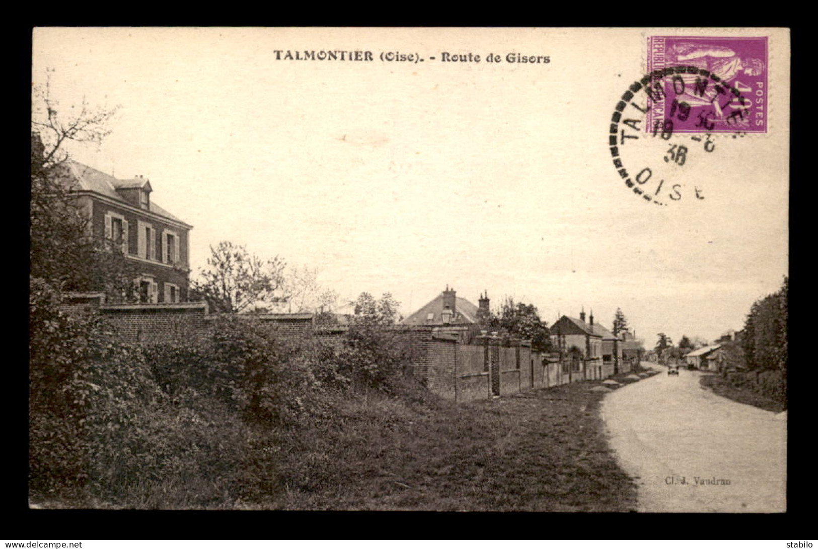 60 - TALMONTIER - ROUTE DE GISORS - Otros & Sin Clasificación