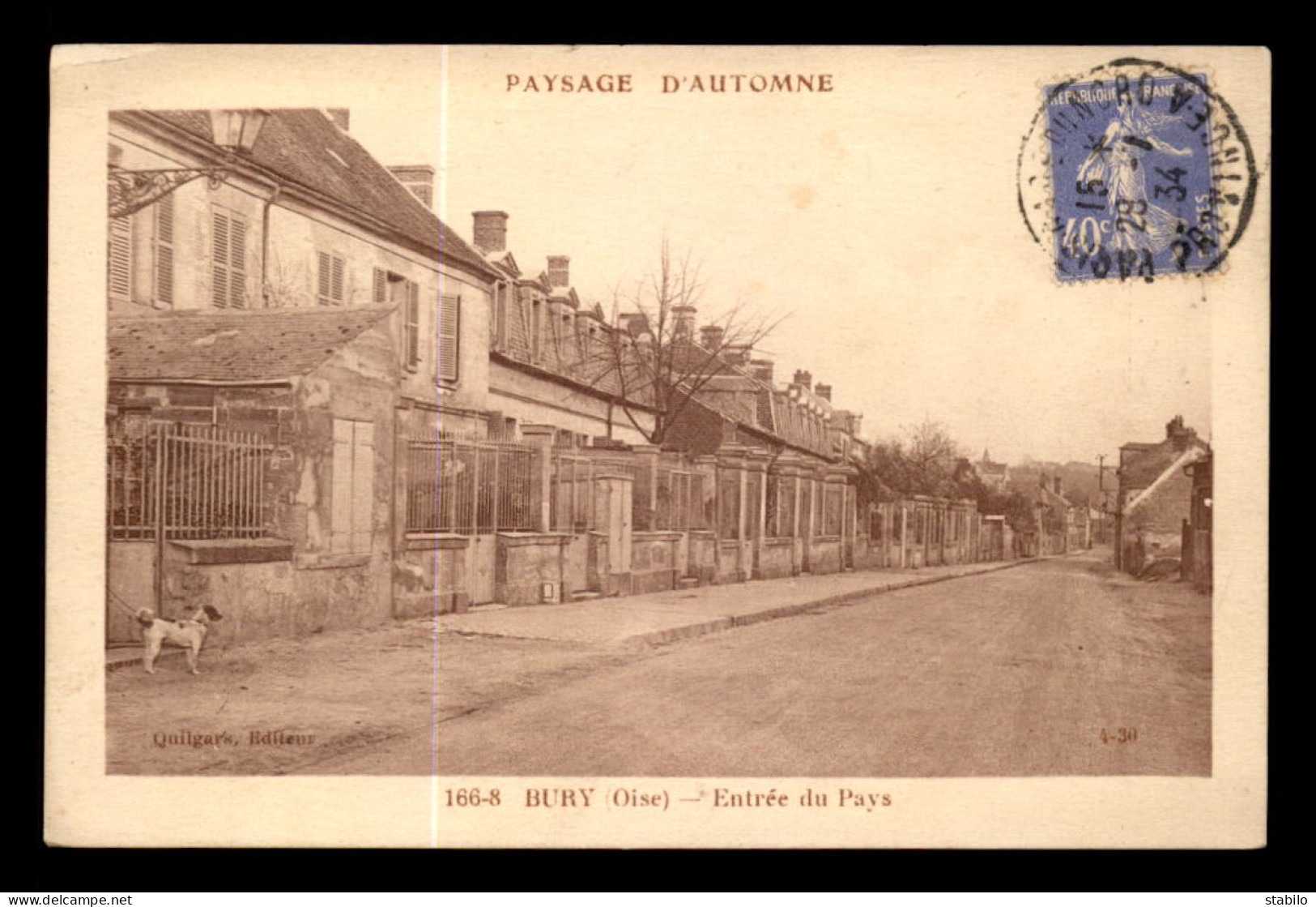 60 - BURY - ENTREE DU PAYS - Autres & Non Classés