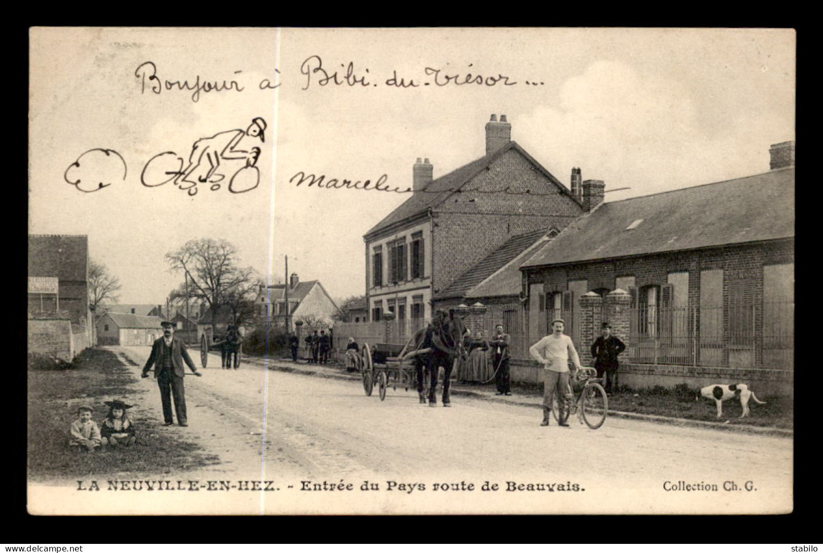 60 - LA NEUVILLE-EN-HEZ - ROUTE DE BEAUVAIS - Sonstige & Ohne Zuordnung