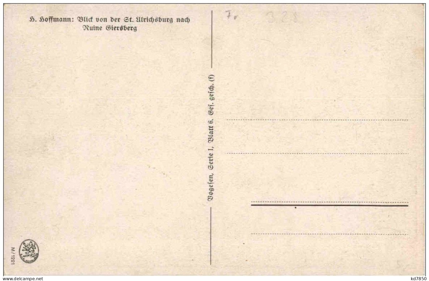 H. Hoffmann - St. Ulrichsburg - Other & Unclassified