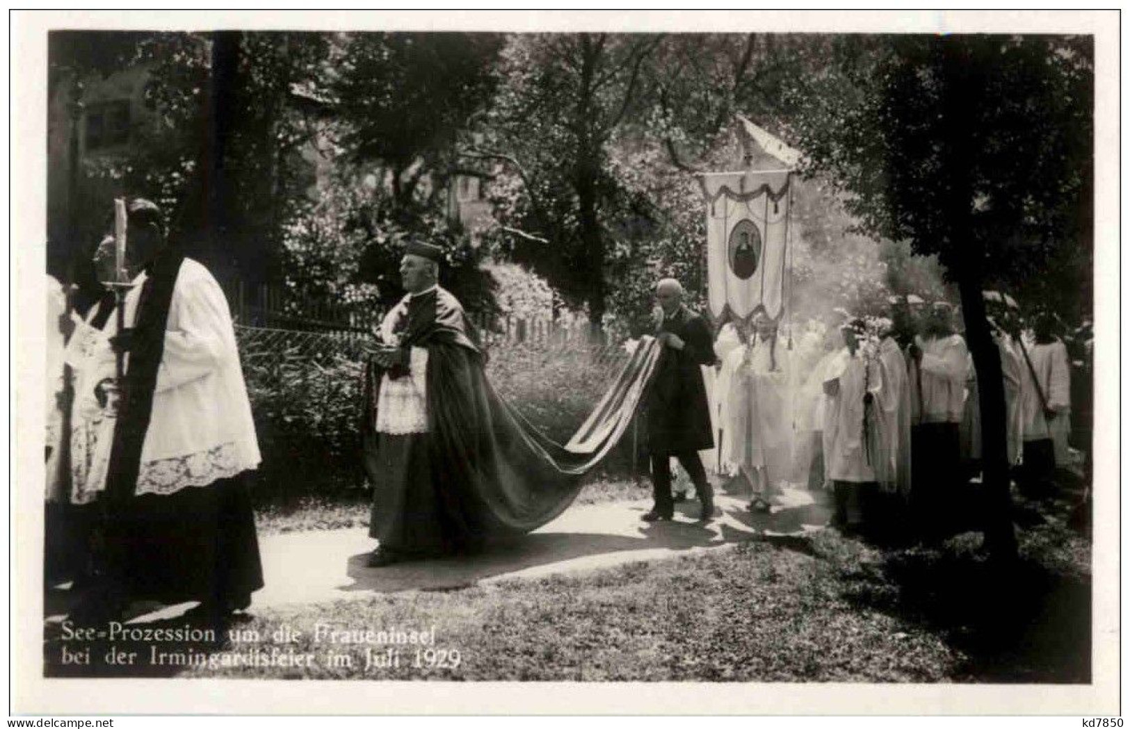 Chiemsee - See Przession Um Die Fraueninsel Bei Der Irmingardisfeier 1929 - Autres & Non Classés