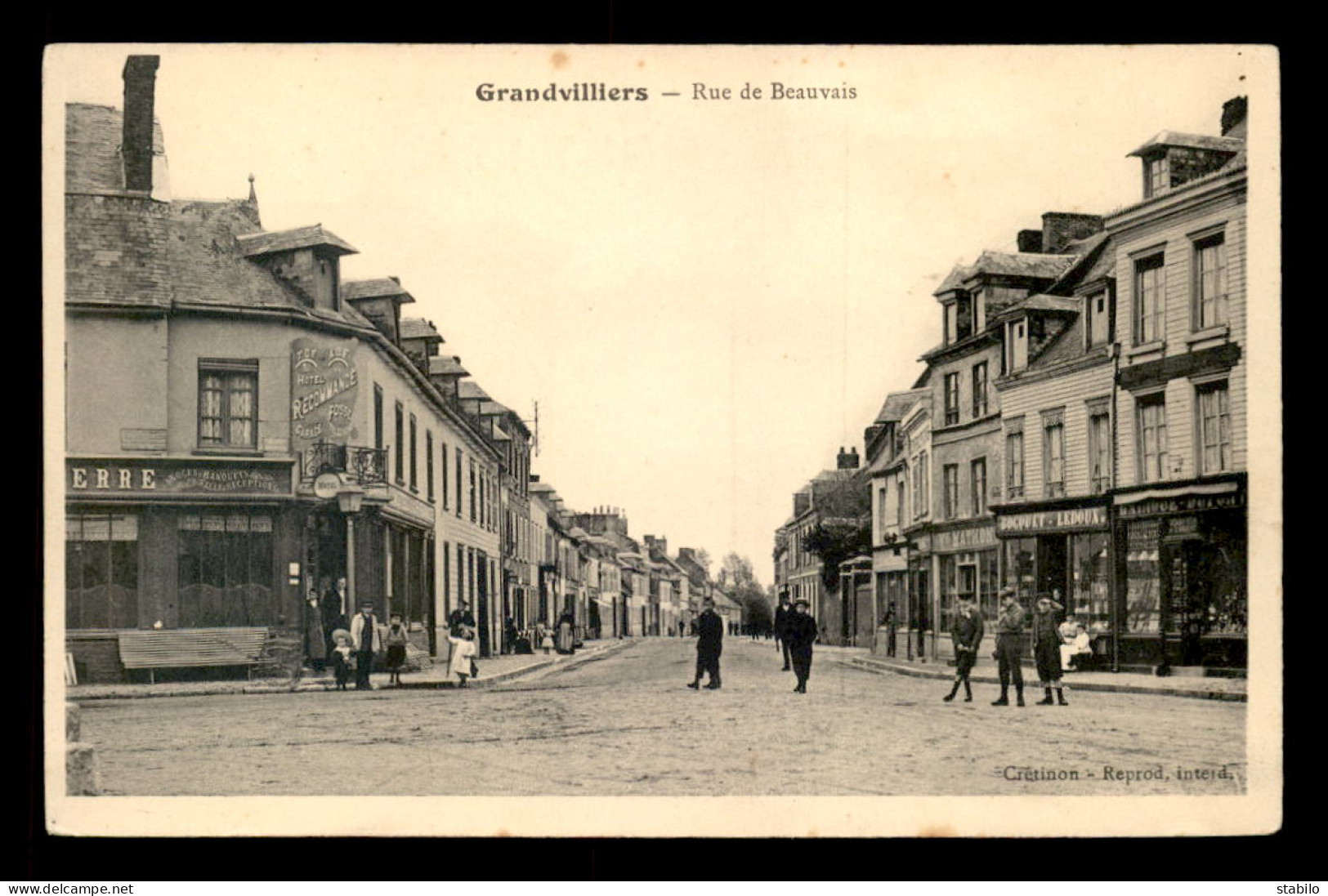 60 - GRANDVILLIERS - RUE DE BEAUVAIS - Grandvilliers