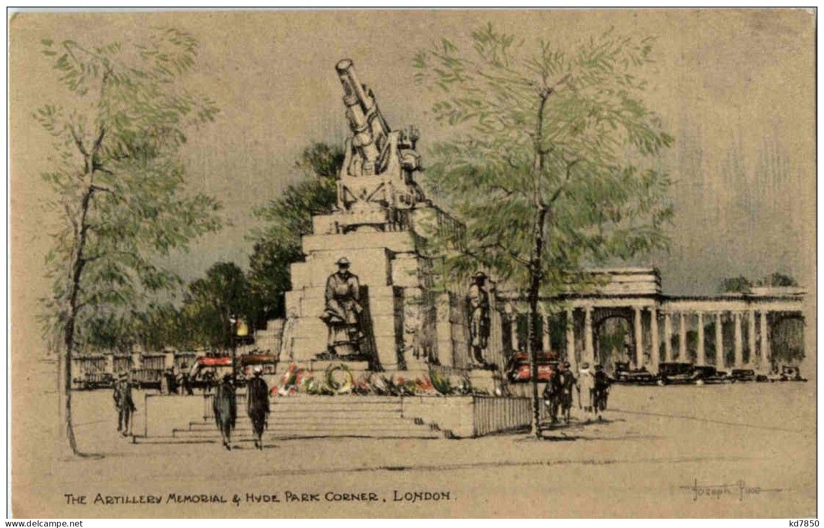 London - The Artillery Memorial - Autres & Non Classés