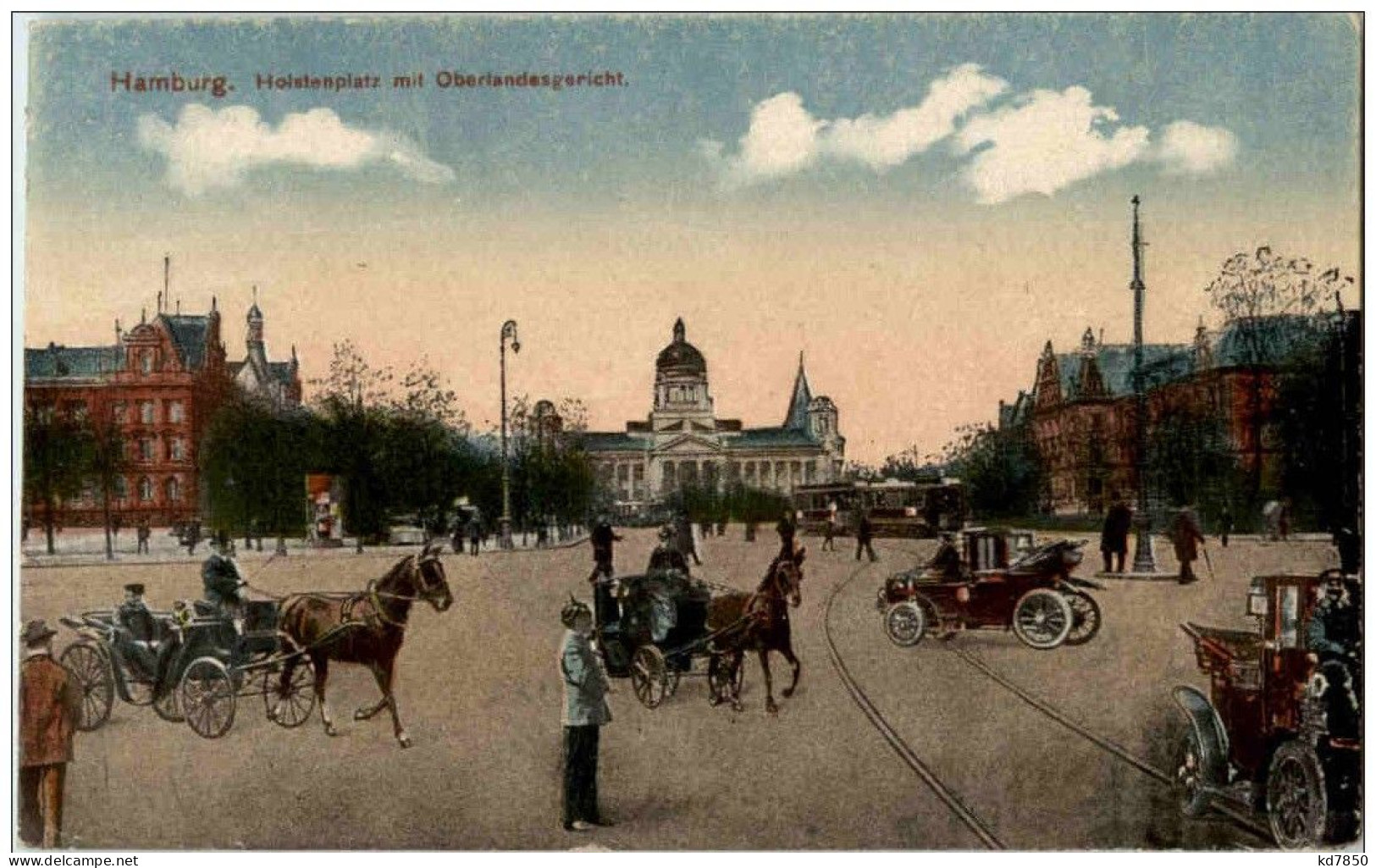 Hamburg - Holstenplatz Mit Oberlandesgericht - Sonstige & Ohne Zuordnung