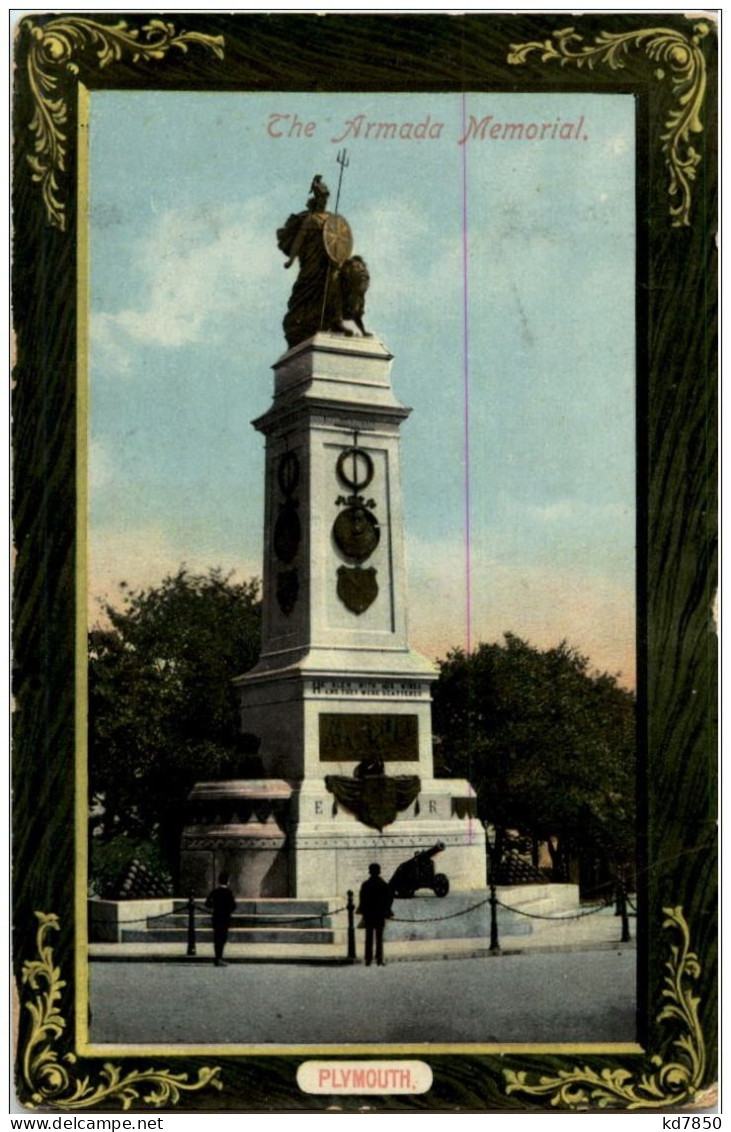 Plymouth - The Armada Memorial - Plymouth