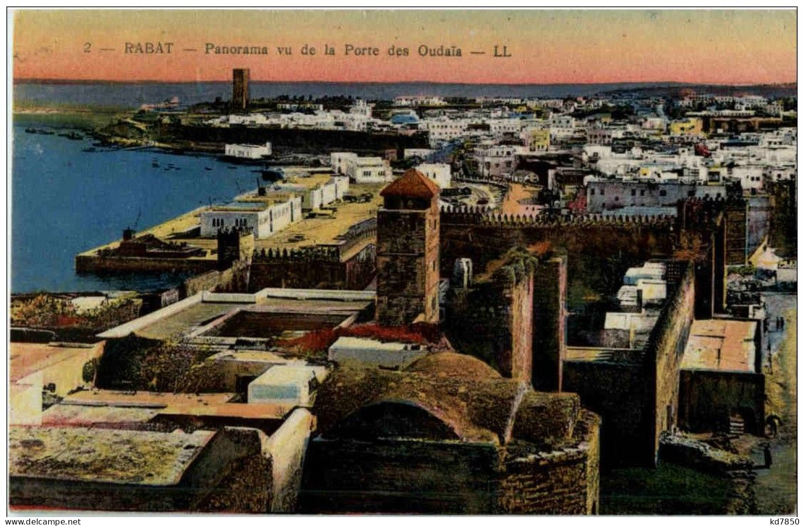 Rabat - Panorama Vu De La Porte Des Oudaia - Rabat