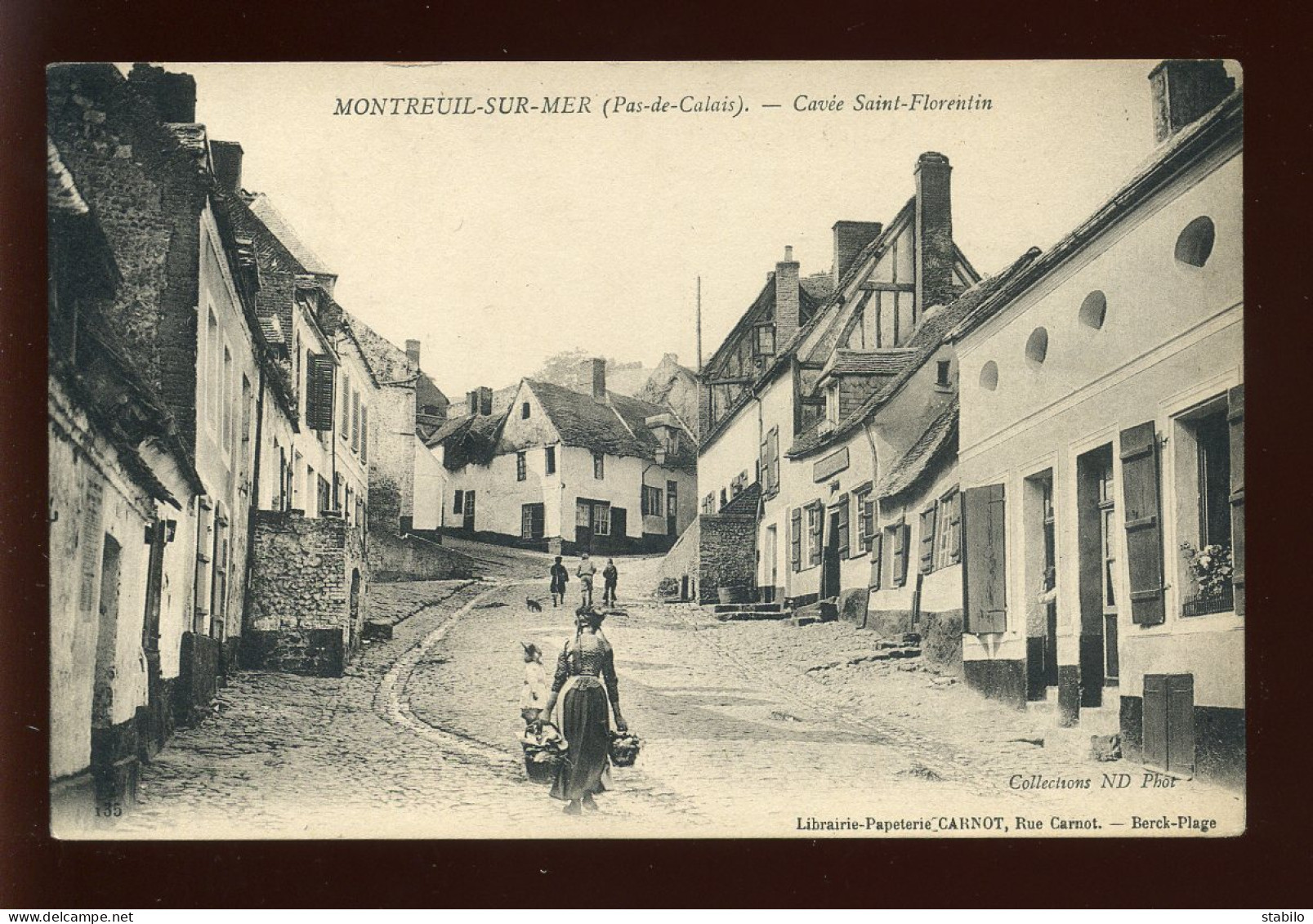 62 - MONTREUIL-SUR-MER - CAVEE ST-FLORENTIN - Montreuil