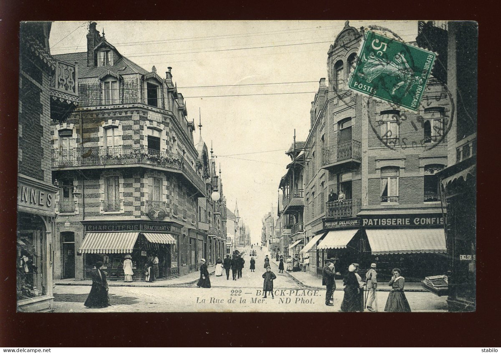 62 - BERCK - LA RUE DE LA MER - Berck