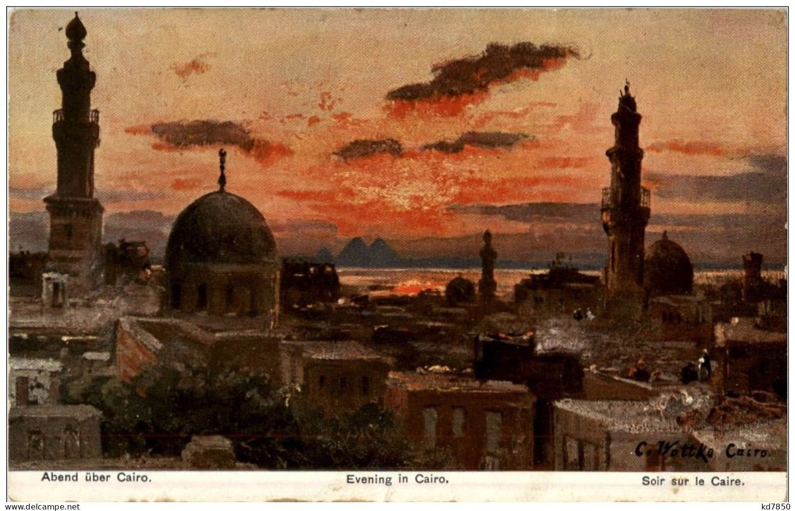 Abend über Cairo - Le Caire