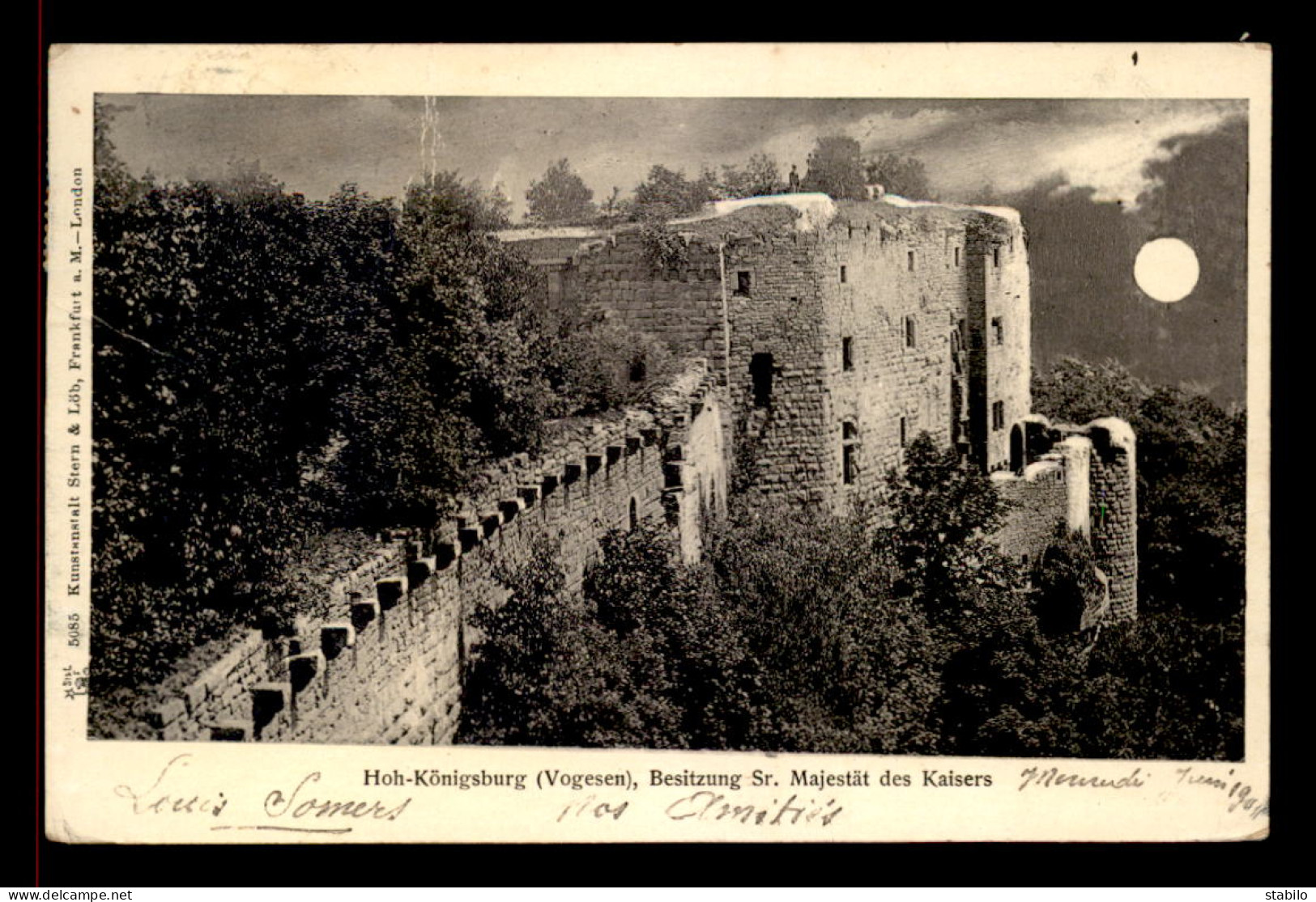 68 - LE HOHKONINGSBOURG - CLAIR DE LUNE - VOIR ETAT - Sonstige & Ohne Zuordnung