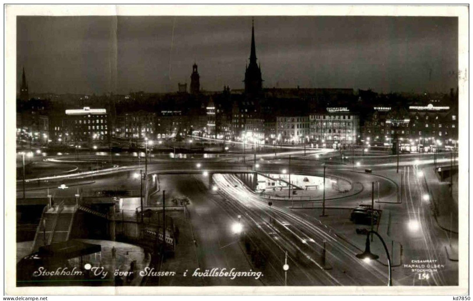 Stockholm - Vy över Slussen - Schweden