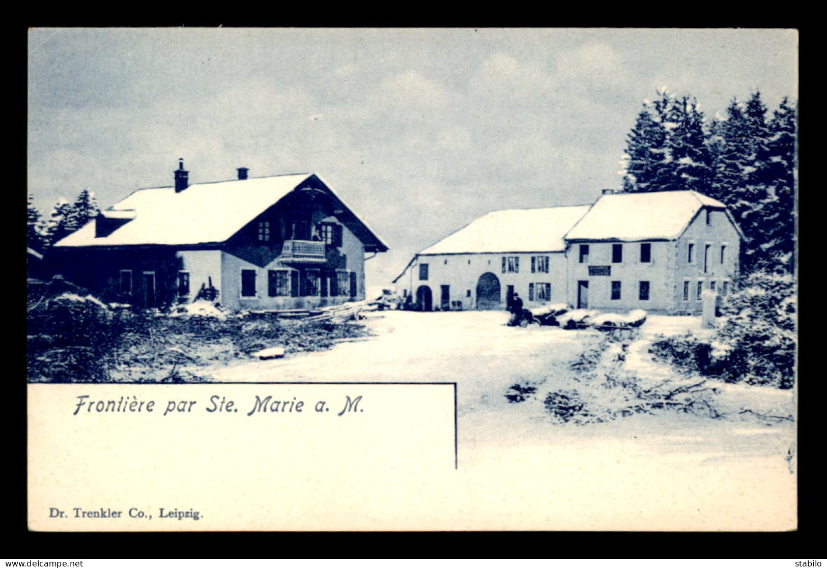 68 - STE-MARIE-AUX-MINES - LA FRONTIERE - Sainte-Marie-aux-Mines