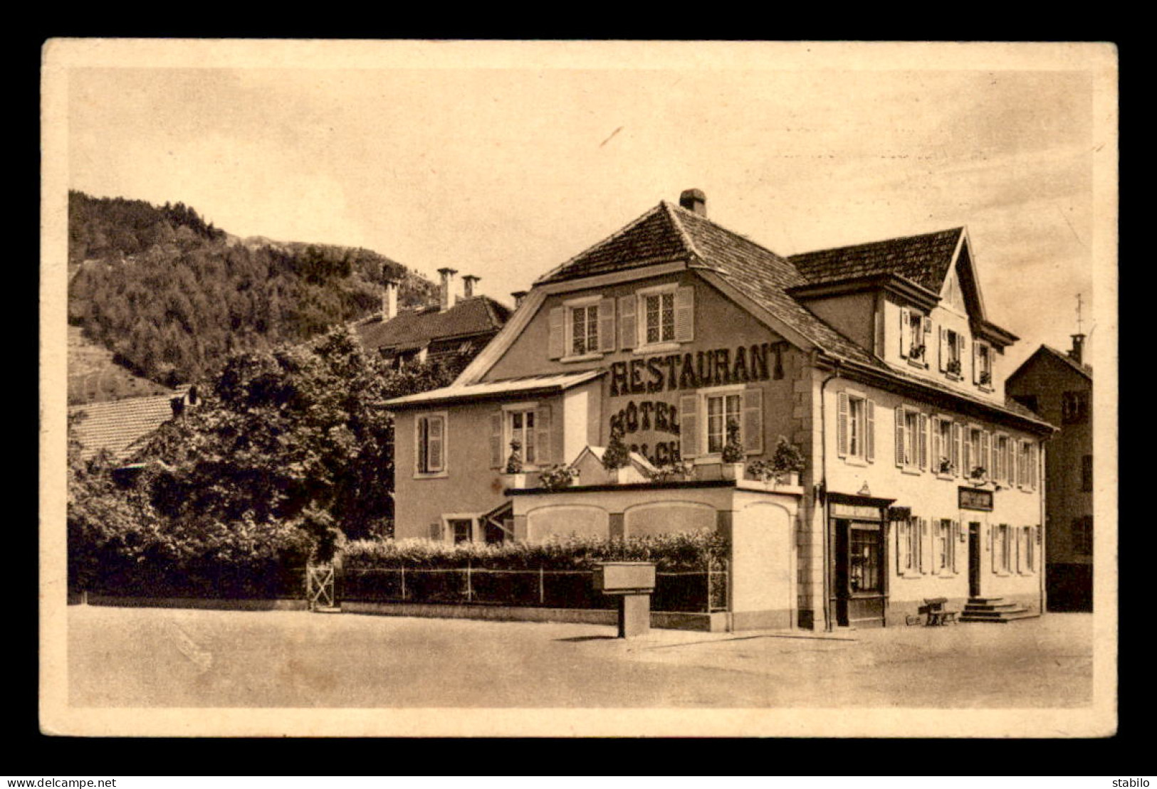 68 - FELLERING - HOTEL-RESTAURANT DU BOEUF ROUGE - P. WALCH PROPRIETAIRE - Other & Unclassified