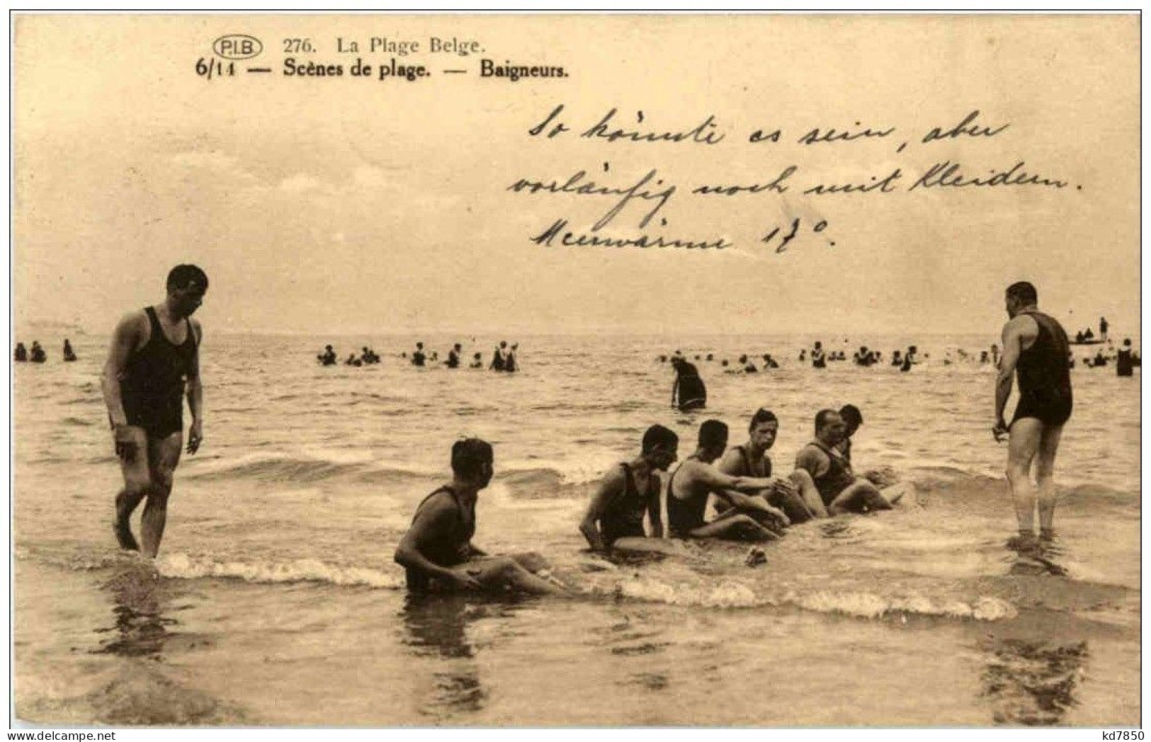 La Plage Belge - Baigneurs - Autres & Non Classés