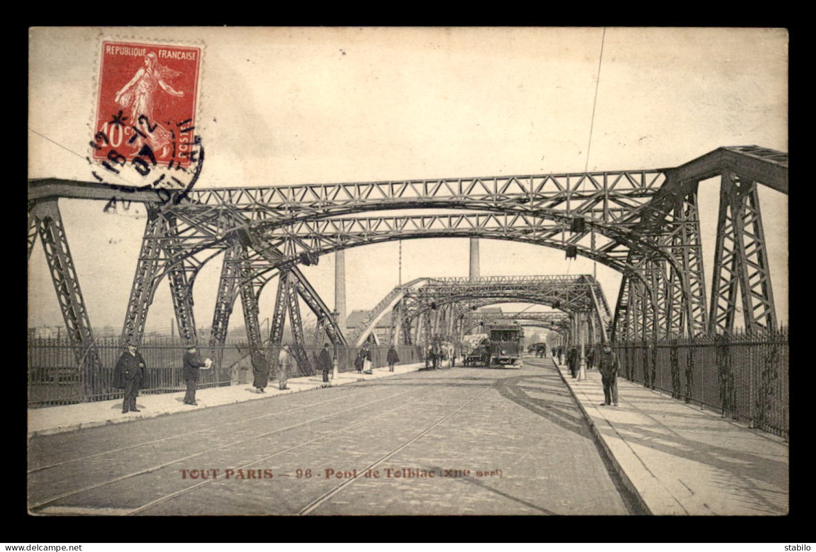 75 - PARIS 13EME - PONT DE TOLBIAC - SERIE TOUT PARIS - EDITEUR F. FLEURY - Arrondissement: 13