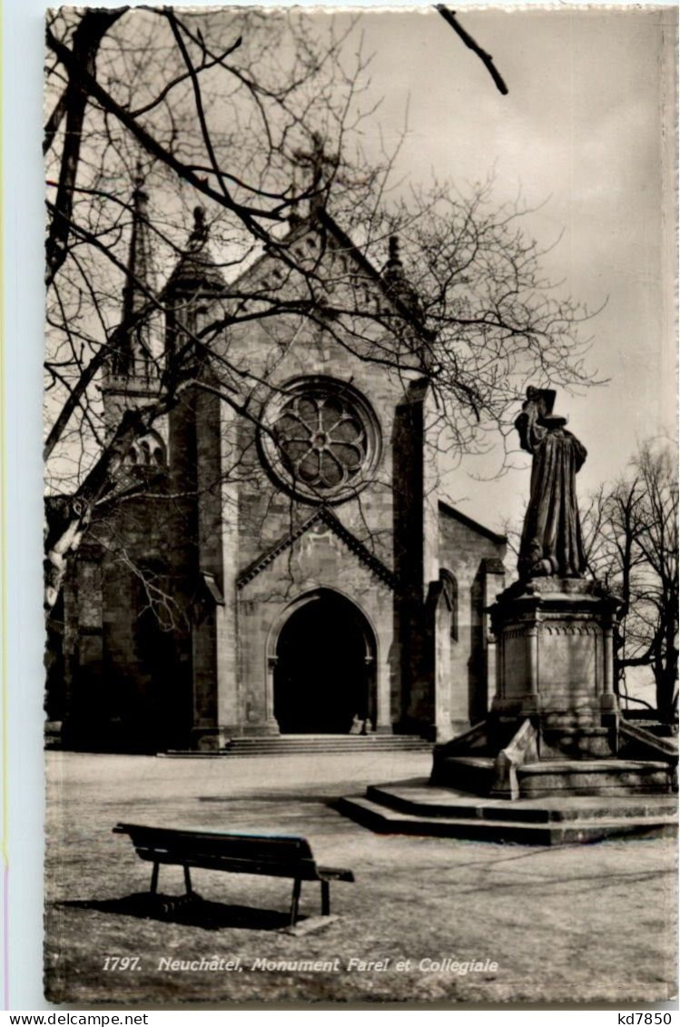 Neuchatel - Monument Farel - Neuchâtel