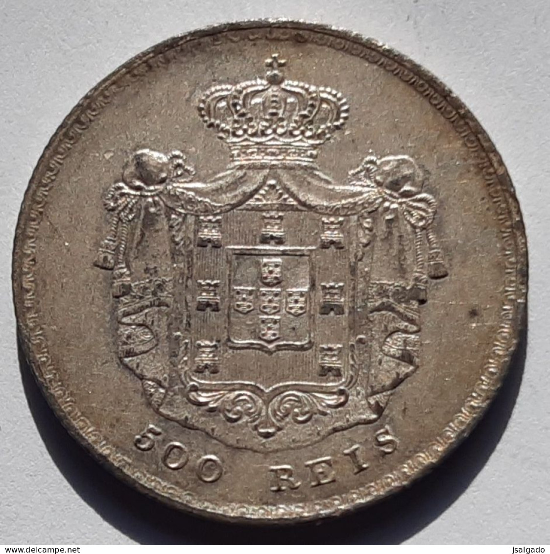 Portugal   D. Pedro V  500 Réis 1855 - Portugal