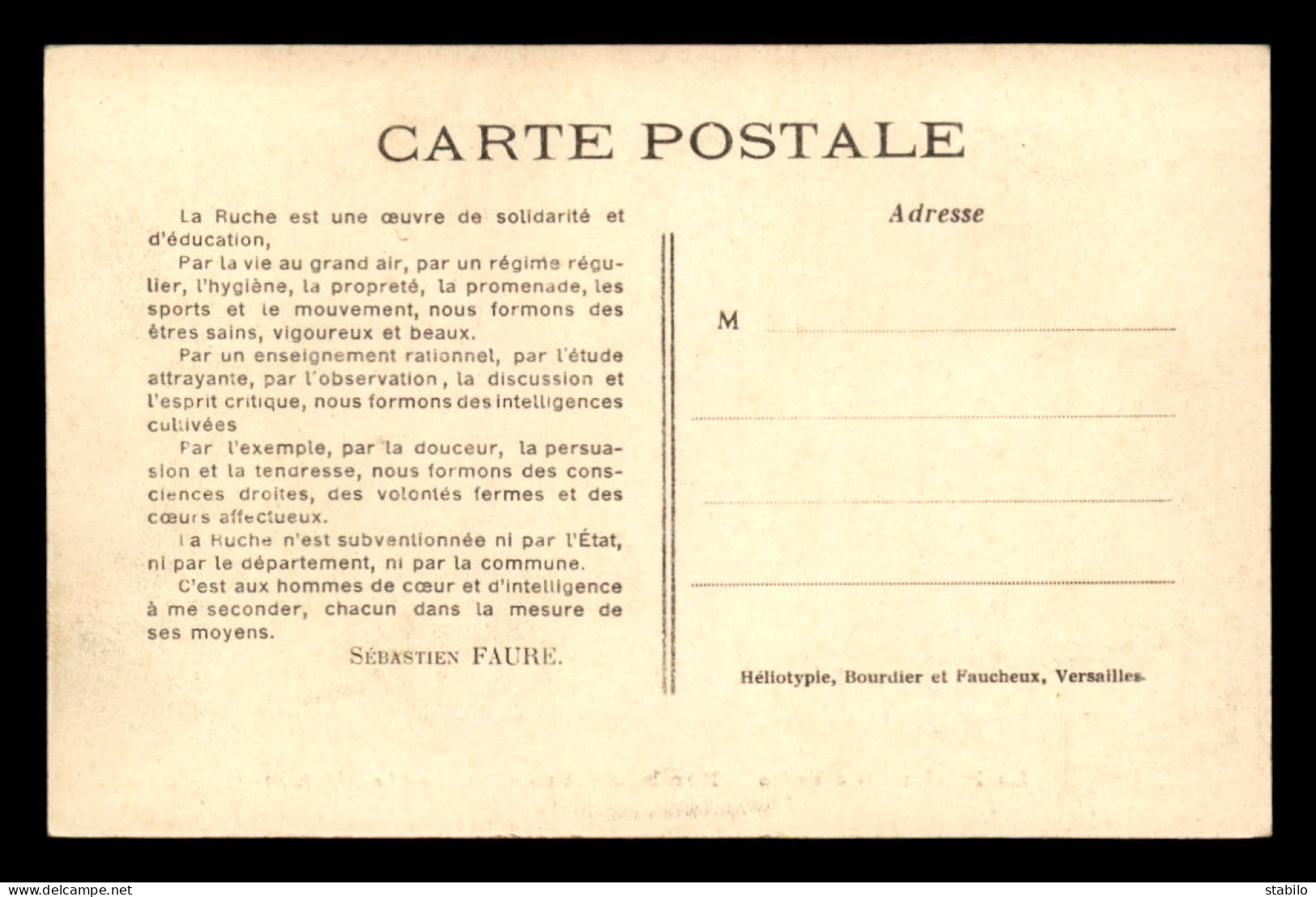 78 - RAMBOUILLET - "LA RUCHE" OEUVRE DE SOLIDARITE ET D'EDUCATION - LE PATIS - LE REFECTOIRE - Rambouillet