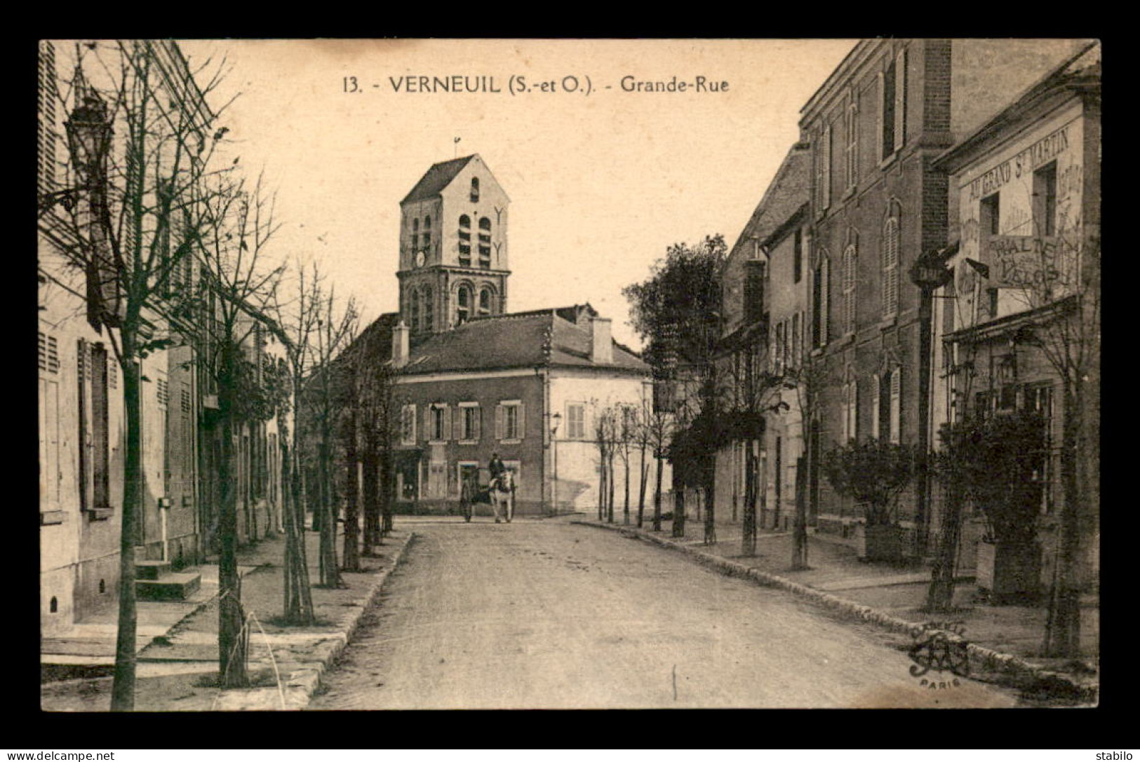 78 - VERNEUIL - GRANDE RUE - Verneuil Sur Seine