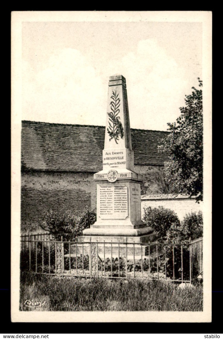 78 - ORSONVILLE - LE MONUMENT - Autres & Non Classés