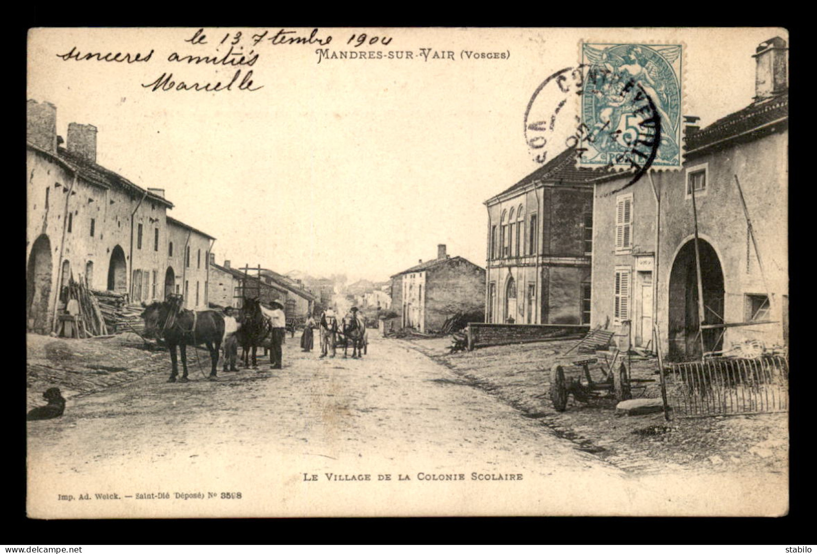 88 - MANDRE-SUR-VAIR - LE VILLAGE DE LA COLONIE SCOLAIRE - Sonstige & Ohne Zuordnung