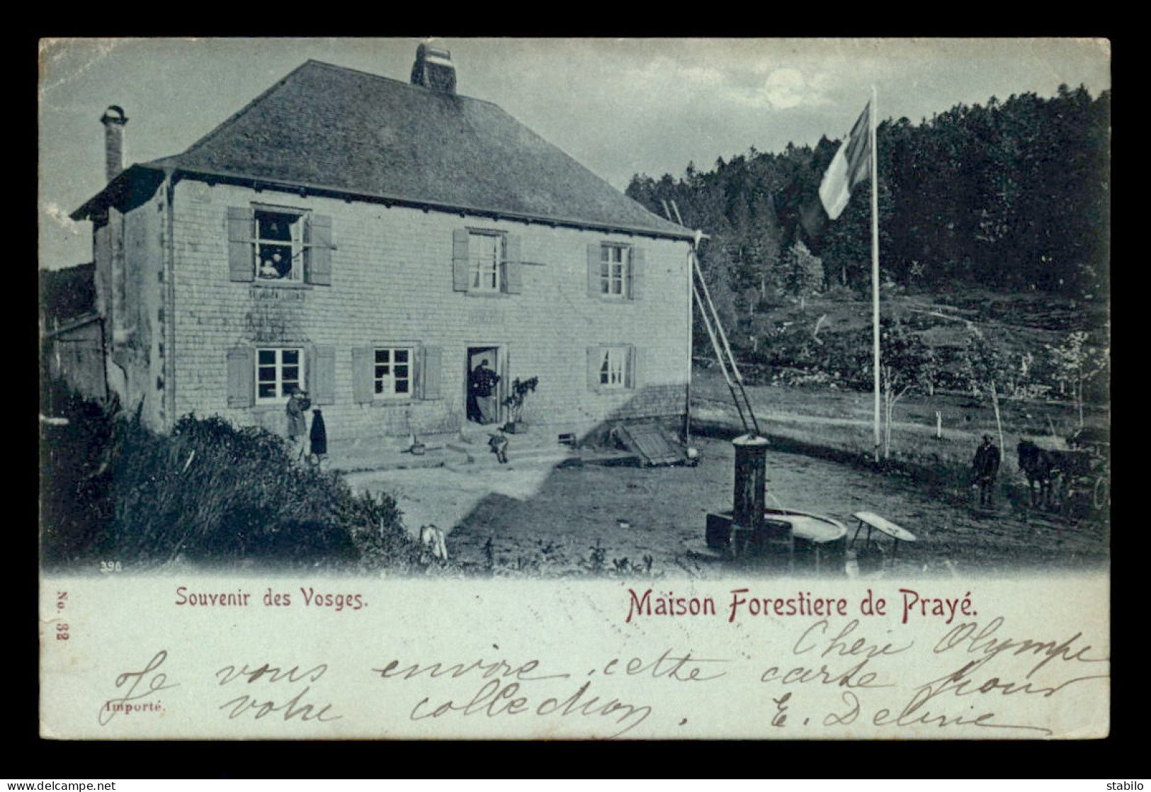 88 - MOUSSEY - MAISON FORESTIERE DE PRAYE - VOYAGE EN 1898 - Sonstige & Ohne Zuordnung