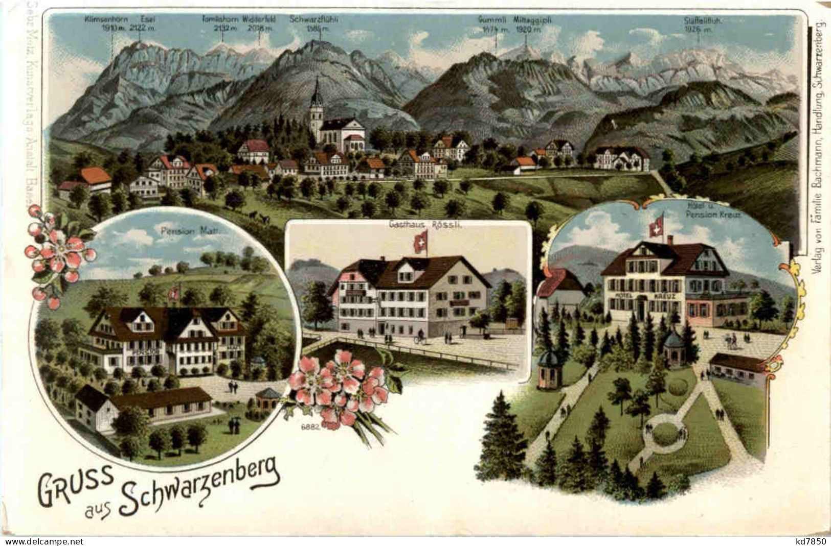 Gruss Aus Schwarzenberg - Litho - Autres & Non Classés